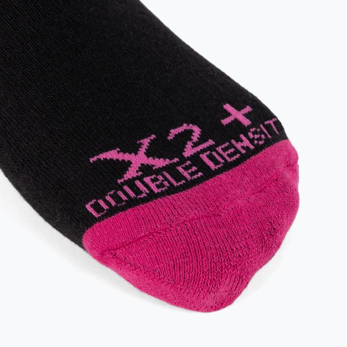 Moteriškos kojinės skvošui Karakal X2+ Trainer black/pink KC538 3