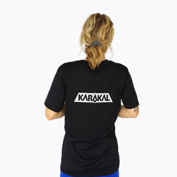 Vyriški skvošo marškinėliai Karakal Pro Tour Tee black KC5421 4