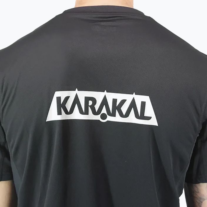 Vyriški skvošo marškinėliai Karakal Pro Tour Tee black KC5421 6