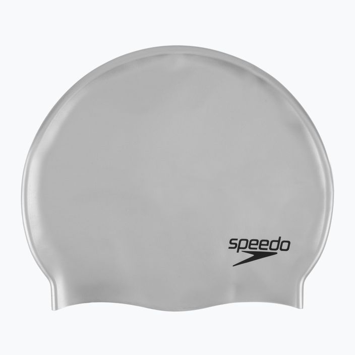 Speedo plokščia silikoninė pilka plaukimo kepuraitė 8-7099