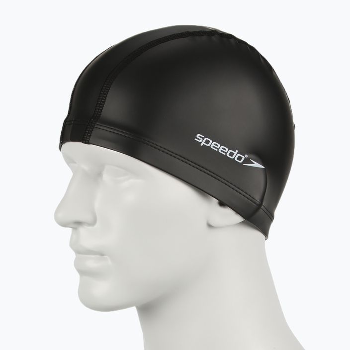 Speedo Pace plaukimo kepurė juoda 8-720640001 4