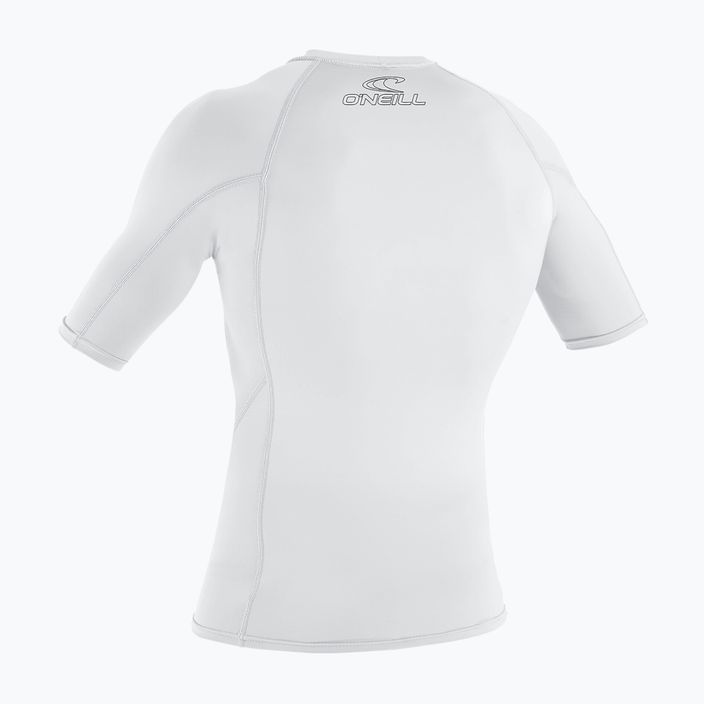 Vyriški plaukimo marškinėliai O'Neill Basic Skins Rash Guard white 2