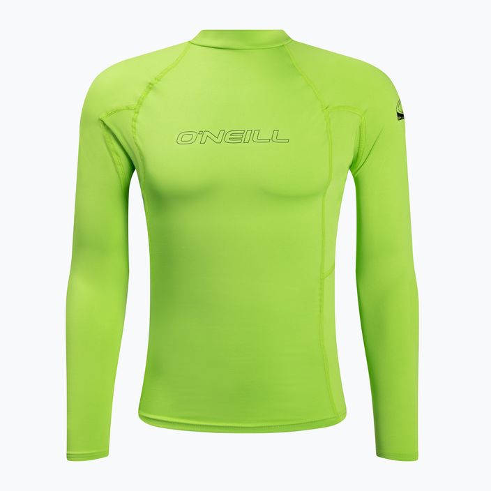 Vyriški O'Neill Basic Skins laimo žalios spalvos maudymosi marškinėliai 3342