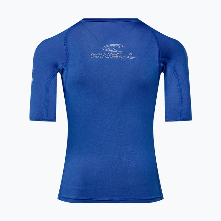Vaikiški plaukimo marškinėliai O'Neill Basic Skins Rash Guard pacific 2