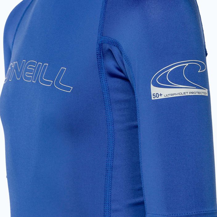 Vaikiški plaukimo marškinėliai O'Neill Basic Skins Rash Guard pacific 3