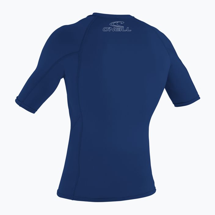 Vyriški maudymosi marškinėliai O'Neill Basic Skins Rash Guard navy blue 3341 2