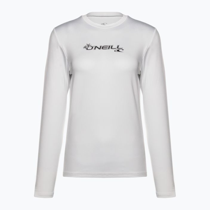 Moteriški maudymosi marškinėliai O'Neill Basic Skins Sun Shirt white 4340