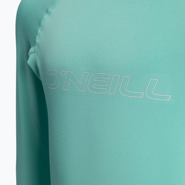 Vyriški maudymosi marškinėliai O'Neill Basic Skins Rash Guard green 3347 3