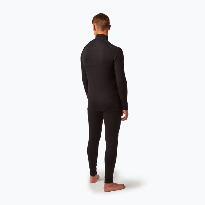 Vyriškas termoaktyvus džemperis Surfanic Bodyfit Zip Neck black 3