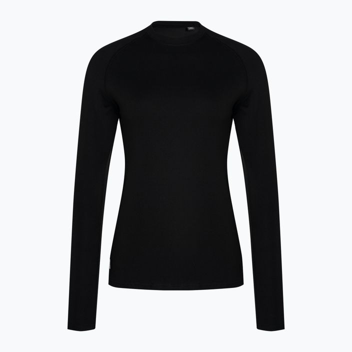 Moteriški termoaktyvūs marškinėliai ilgomis rankovėmis Surfanic Cozy Crewneck black 4