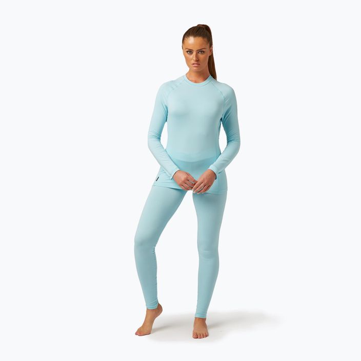 Moteriški termoaktyvūs marškinėliai ilgomis rankovėmis  Surfanic Cozy Crewneck clearwater blue 3