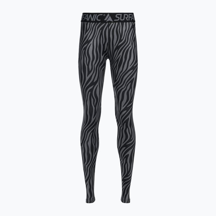 Moteriškos termoaktyvios kelnės Surfanic Cozy Limited Edition Long John black zebra 5