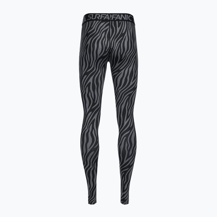 Moteriškos termoaktyvios kelnės Surfanic Cozy Limited Edition Long John black zebra 6
