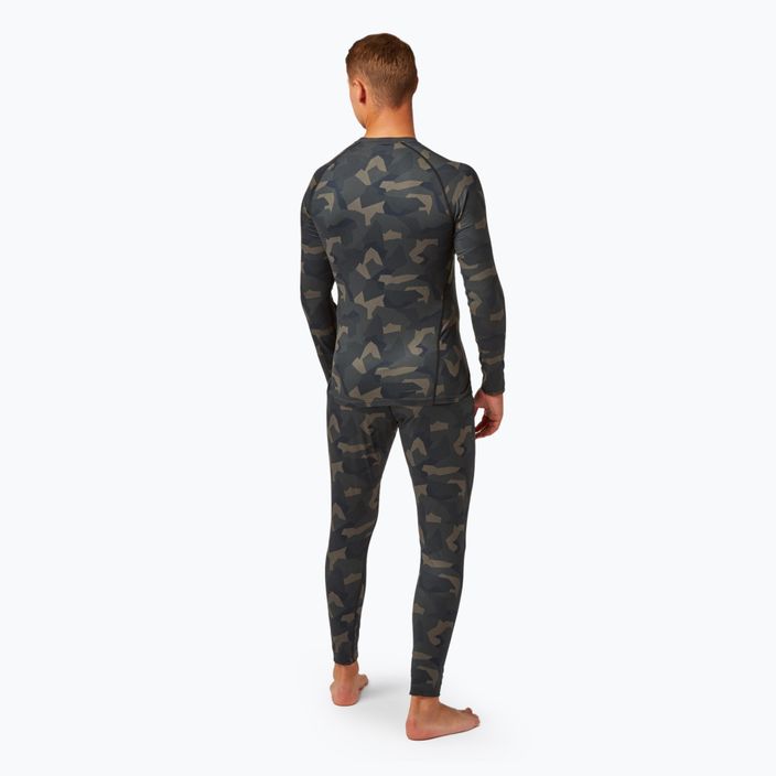 Vyriški termoaktyvūs marškinėliai ilgomis rankovėmis Surfanic Bodyfit Limited Edition Crew Neck forest geo camo 3
