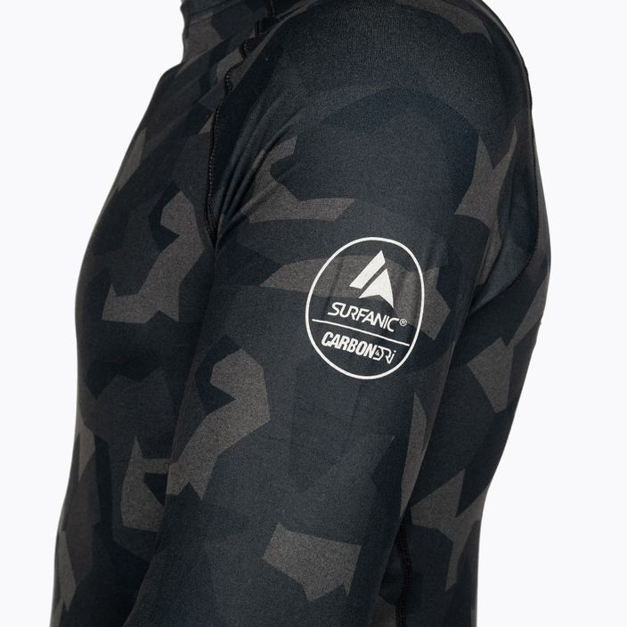 Vyriški termoaktyvūs marškinėliai ilgomis rankovėmis Surfanic Bodyfit Limited Edition Crew Neck forest geo camo 6