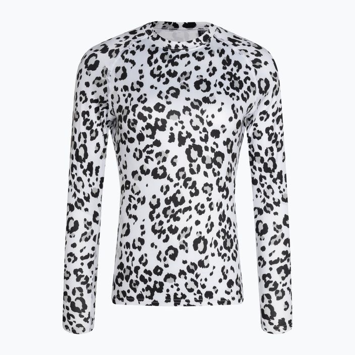 Moteriški termoaktyvūs marškinėliai ilgomis rankovėmis Surfanic Cozy Limited Edition Crew Neck snow leopard 4