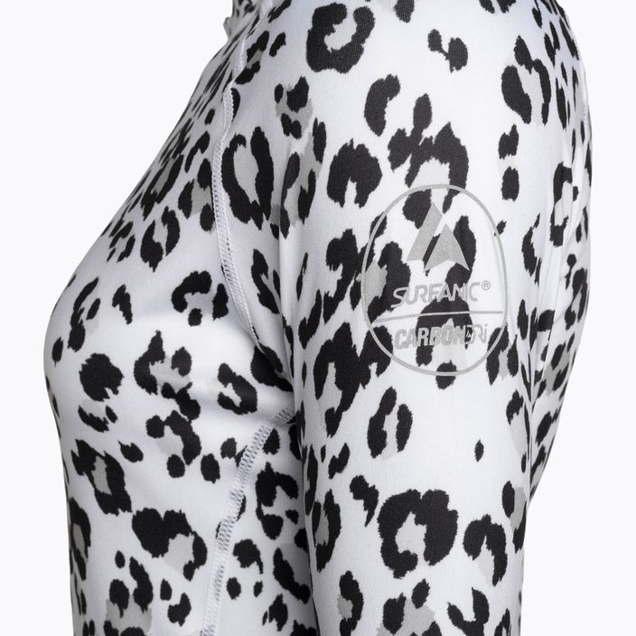 Moteriški termoaktyvūs marškinėliai ilgomis rankovėmis Surfanic Cozy Limited Edition Crew Neck snow leopard 7
