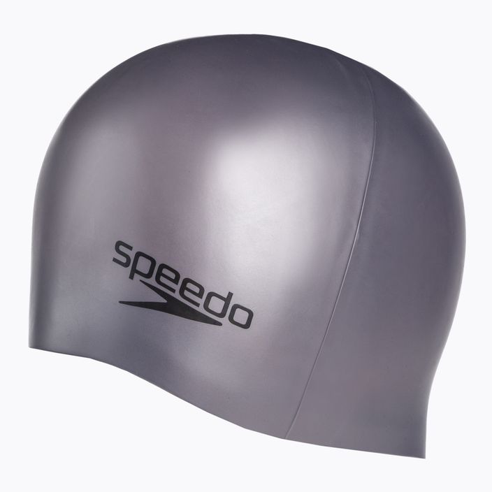 Speedo paprastoji silikoninė sidabrinė plaukimo kepurė 8-709849086 2