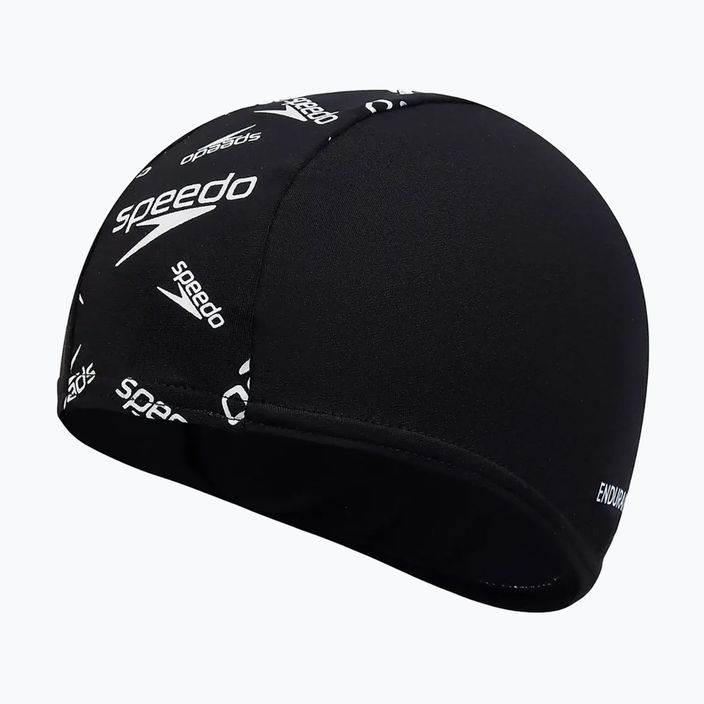 Speedo Monogram Endurance+ plaukimo kepurė juoda 68-087723503 2