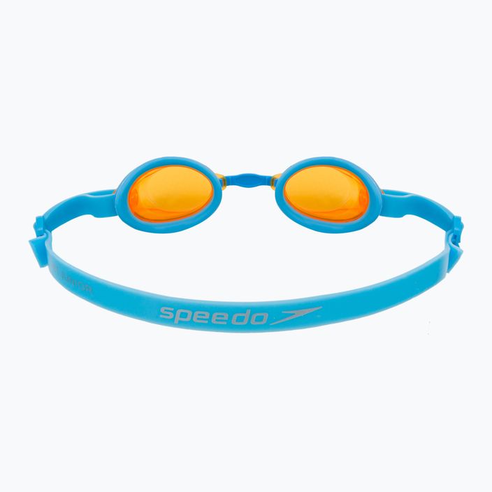 Speedo Jet V2 mėlyni/oranžiniai vaikiški plaukimo akiniai 8-092989082 4