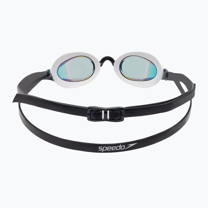 Speedo Fastskin Speedsocket 2 Mirror plaukimo akiniai juodi/balti/žiauriai auksiniai 8-10897B586 5
