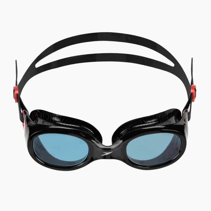 Speedo Futura Classic juodos/lavos raudonos/dūmo spalvos plaukimo akiniai 8-10898B572 2