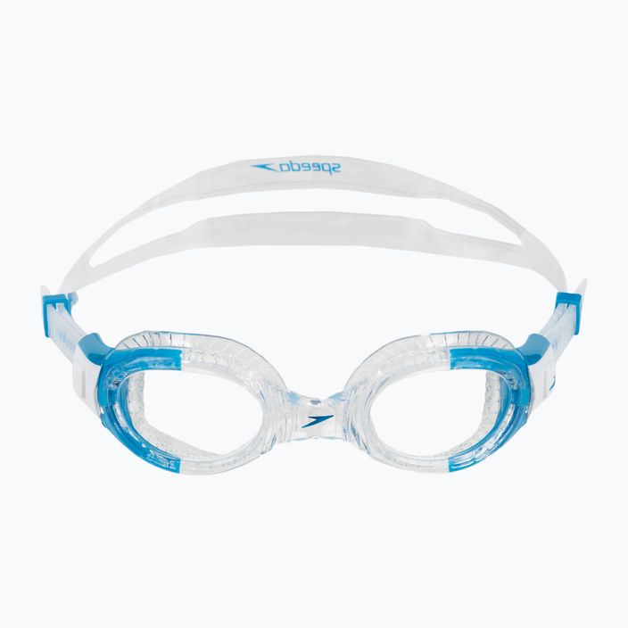 Speedo Futura Biofuse Flexiseal Junior skaidrūs/balti/skaidrūs vaikiški plaukimo akiniai 68-11596C527 2