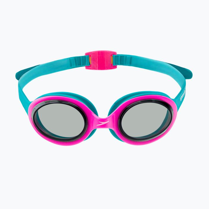 Speedo Illusion 3D vaikiški plaukimo akiniai bali blue/vegas pink/nautilus hologram 68-11597C621 2