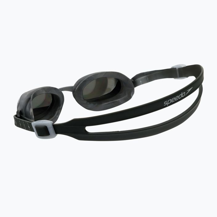 Speedo Aquapure Mirror juodi/sidabriniai/chromuoti plaukimo akiniai 8-11770C742 4