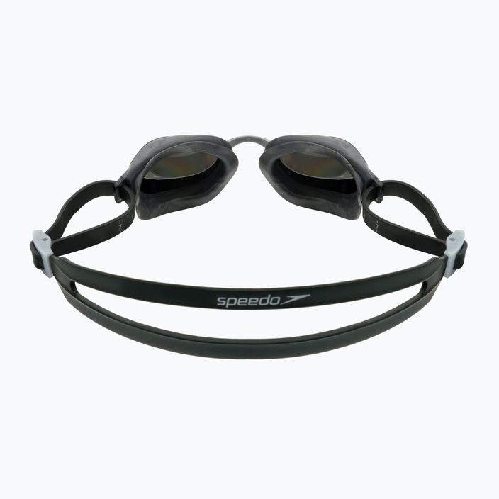 Speedo Aquapure Mirror juodi/sidabriniai/chromuoti plaukimo akiniai 8-11770C742 5