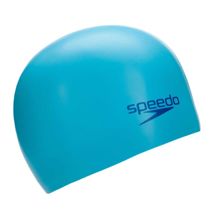 Speedo Plain Moulded mėlyna vaikiška plaukimo kepuraitė 8-709908420 2