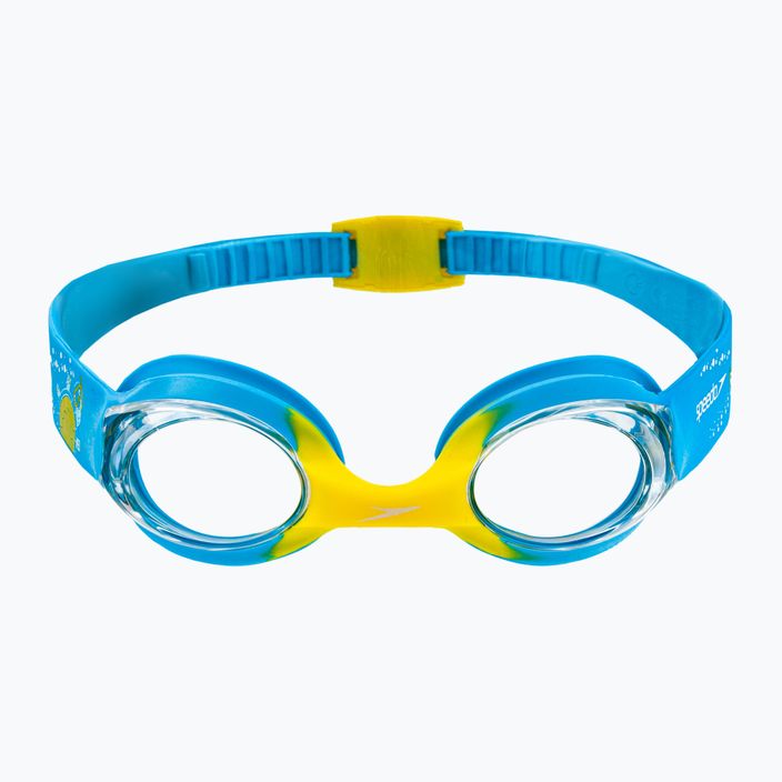 Speedo Illusion Infant turkio/ geltonos/skaidrios spalvos vaikiški plaukimo akiniai 68-12115D664 2