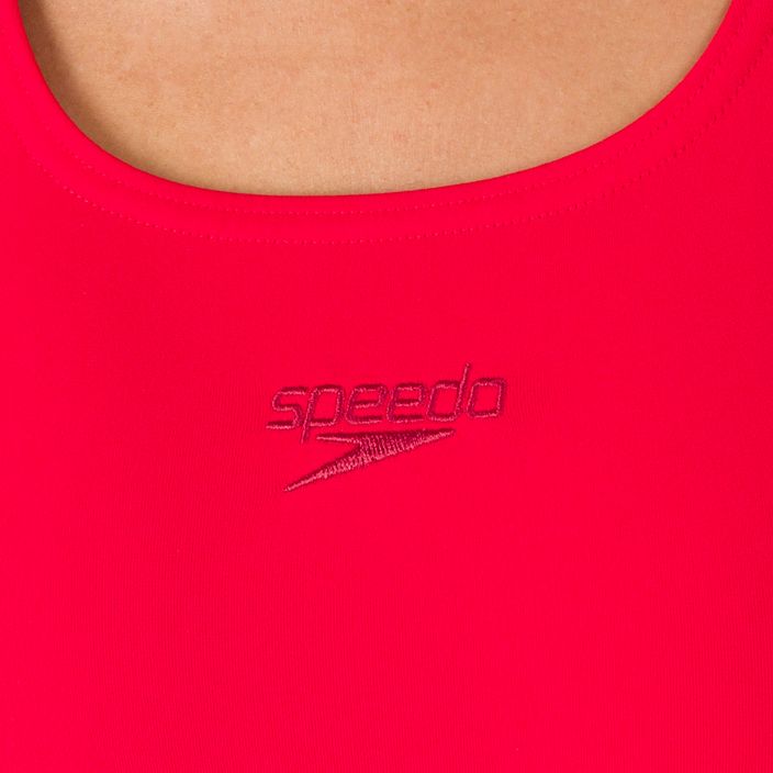 Speedo Essential Endurance+ Medalist moteriškas vientisas maudymosi kostiumėlis raudonas 125156446 4