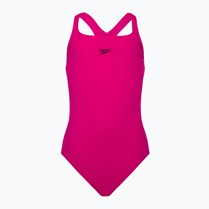 Speedo Essential Endurance+ Medalist vaikiškas vientisas rožinis maudymosi kostiumėlis 12516B495
