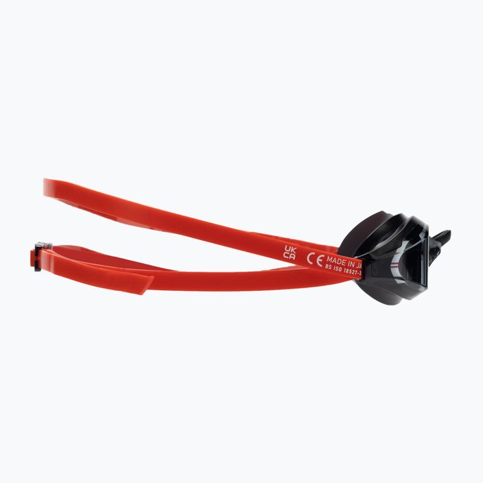 Speedo Fastskin Speedsocket 2 raudonos/juodos/šviesiai dūminės spalvos plaukimo akiniai 68-10896D628 3