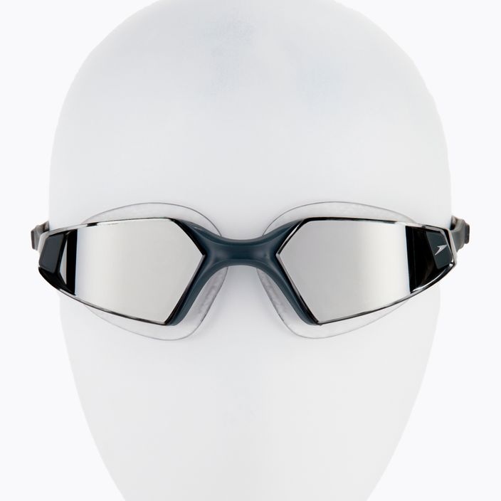 Speedo Aquapulse Pro Mirror oksid pilki/sidabriniai/chromuoti plaukimo akiniai 68-12263D637