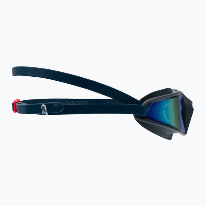 Speedo Hydropulse Mirror plaukimo akiniai tamsiai pilka/oksidinė pilka/ferenikso raudona/auksinė 68-12267D646 3