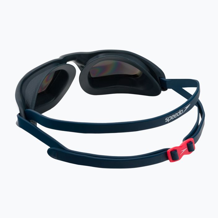 Speedo Hydropulse Mirror plaukimo akiniai tamsiai pilka/oksidinė pilka/ferenikso raudona/auksinė 68-12267D646 4