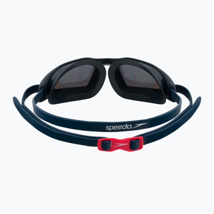 Speedo Hydropulse Mirror plaukimo akiniai tamsiai pilka/oksidinė pilka/ferenikso raudona/auksinė 68-12267D646 5