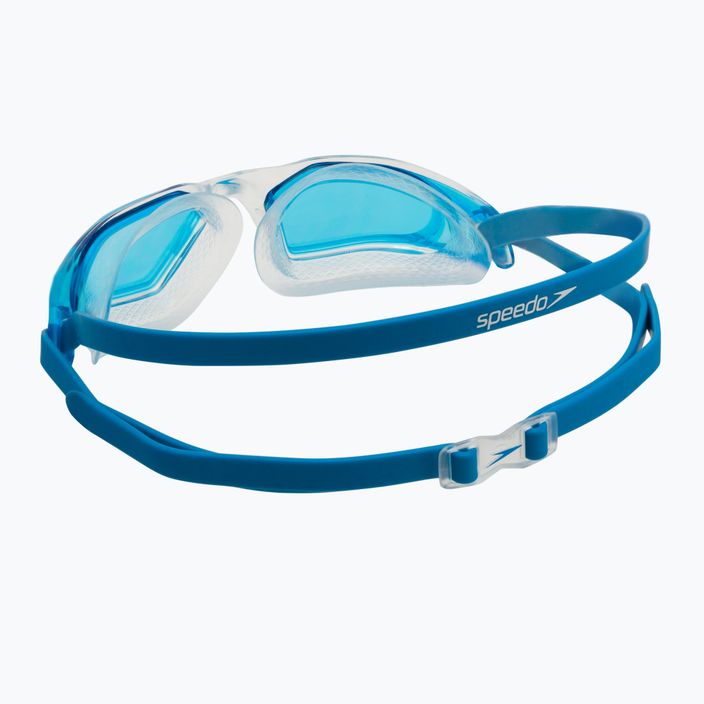 Speedo Hydropulse baseino mėlyni/skaidrūs/mėlyni plaukimo akiniai 8-12268D647 4