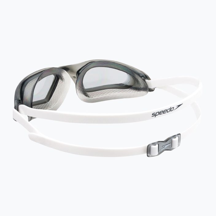 Speedo Hydropulse balti / dramblio/šviesiai dūminiai plaukimo akiniai 8-12268D649 4