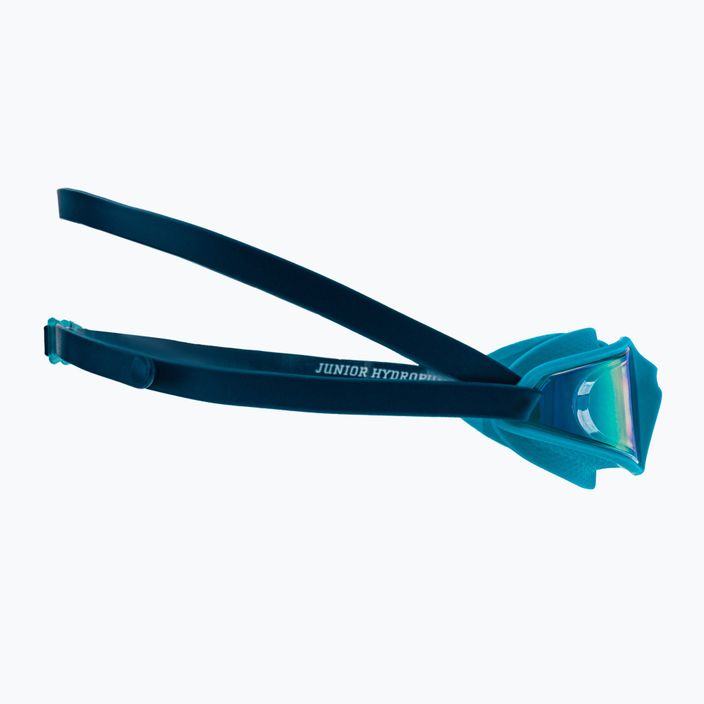 Speedo Hydropulse Mirror Junior tamsiai mėlynos/juodos įlankos/gelsvai auksinės spalvos plaukimo akiniai 68-12269D656 3