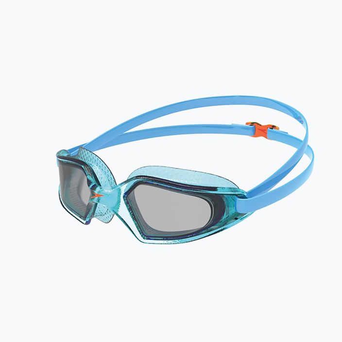 Speedo Hydropulse Junior baseino mėlyni/mango/šviesiai dūminiai vaikiški plaukimo akiniai 68-12270D658 6