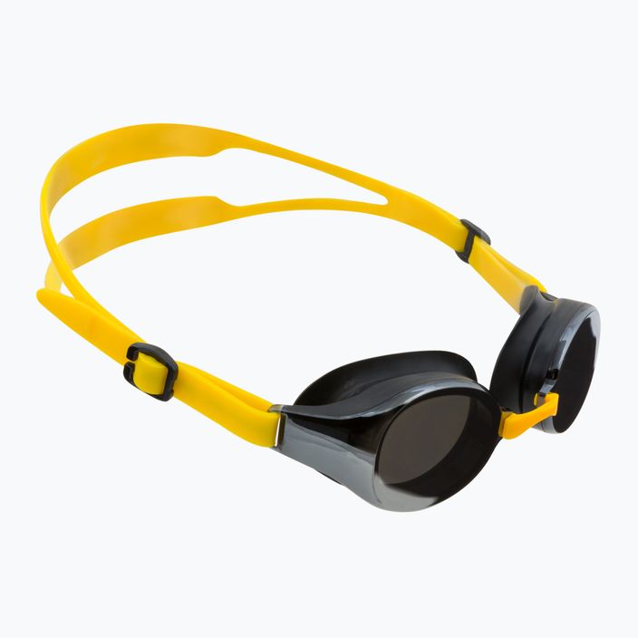 Speedo Hydropure Mirror Junior geltoni/juodi/chromuoti vaikiški plaukimo akiniai 8-12671F277