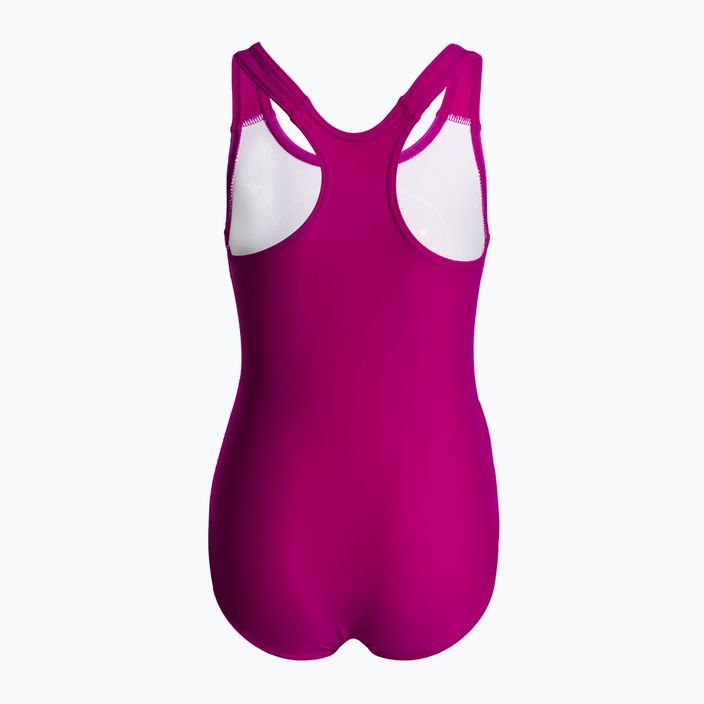 Speedo Essential Applique violetinės spalvos vientisas vaikiškas maudymosi kostiumėlis 68-10412F327 2