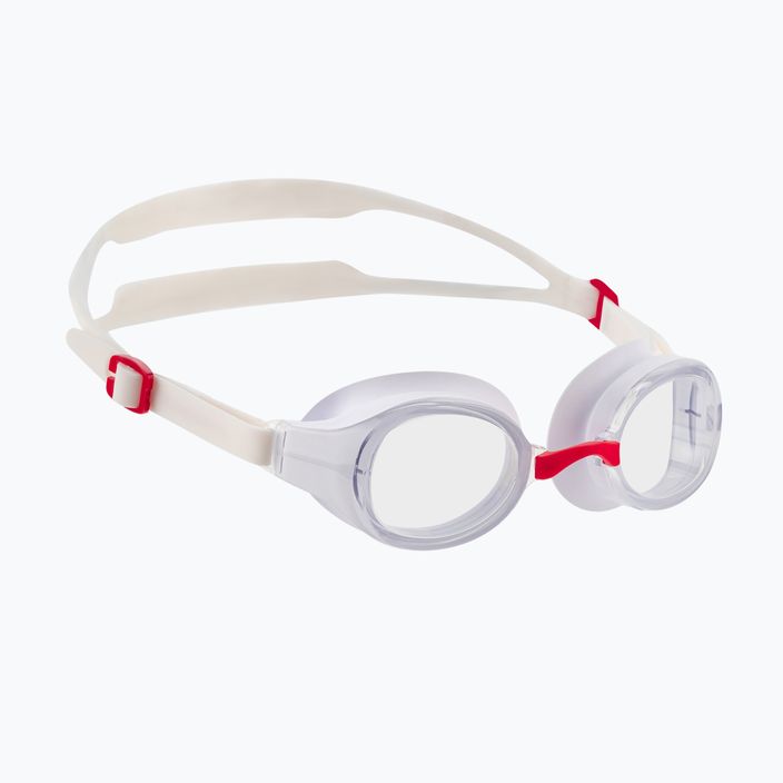 Speedo Hydropure balti/raudoni/skaidrūs plaukimo akiniai 68-126698142