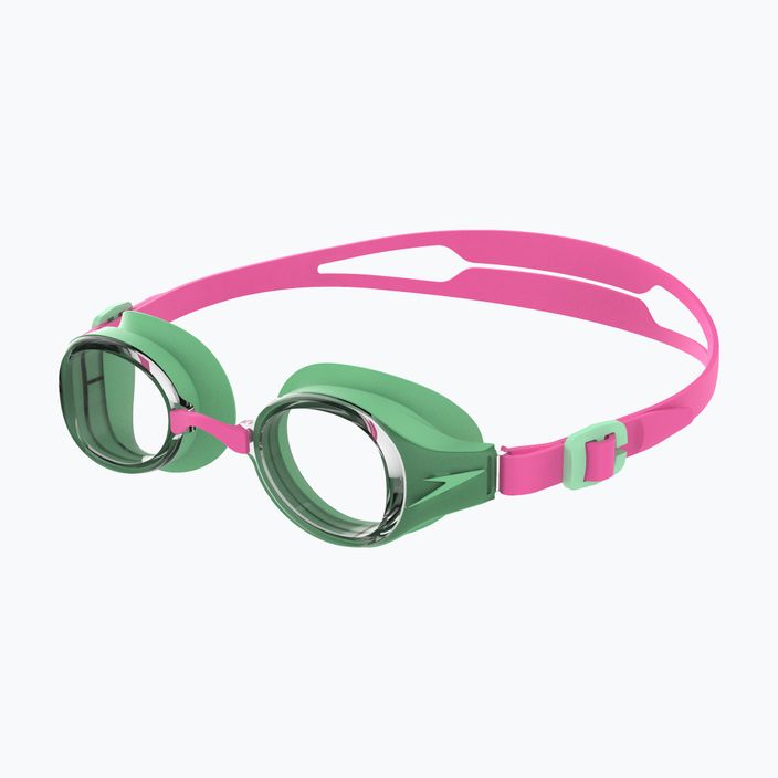 Speedo Hydropure Junior rožinės/žalios/skaidrios spalvos vaikiški plaukimo akiniai 68-126727241