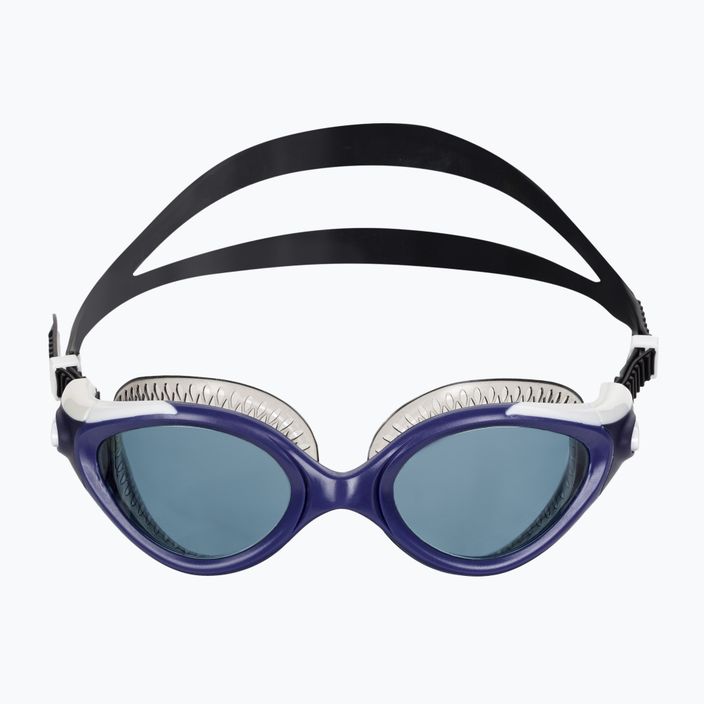 Speedo Futura Biofuse Flexiseal Moteriški plaukimo akiniai juoda/tikra tamsiai mėlyna/balta/dūminė 8-11314F985 2