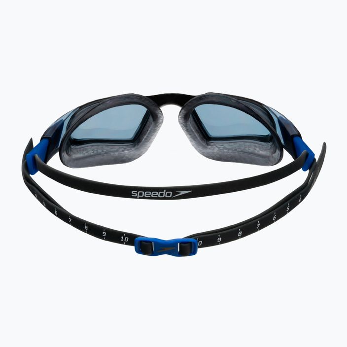 Speedo Aquapulse Pro oxid pilki/mėlyni liepsnos/mėlyni dūmai plaukimo akiniai 68-12264F983 5