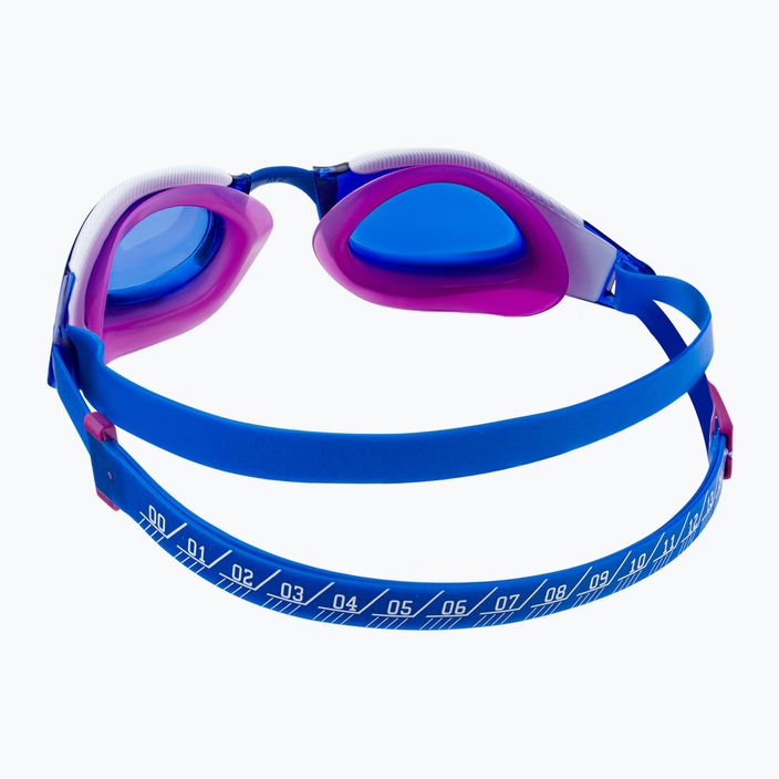 Speedo Fastskin Hyper Elite mėlynos liepsnos/divos/baltos spalvos plaukimo akiniai 68-12820F980 4